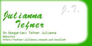 julianna tefner business card